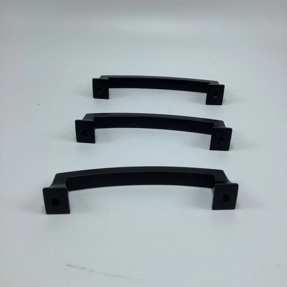 3 Matte Black Cabinet Handles Cabinet Pulls Cupboard‎ Drawer Dresser Handles